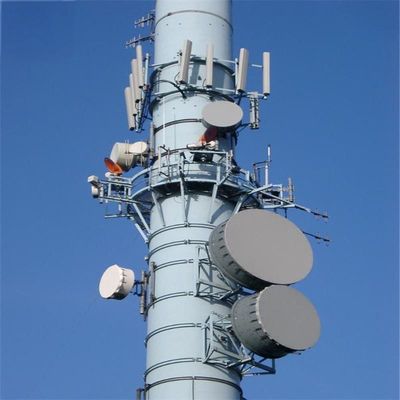 Телекоммуникации Wifi портативная базовая станция GSM башня монопол 30 метров микроволновая передача
