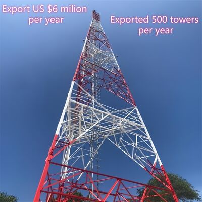 5 10 15 20 25 30 М самоподдерживающаяся оцинкованная угловая сталь 3 ноги башня