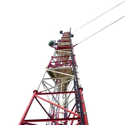 3 ноги протянутая проволока прочная оцинкованная сталь 30 40 50 65м 4G 5G Wifi Спутниковое радио телекоммуникационная башня