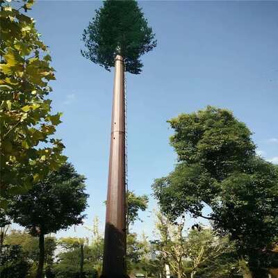 Бионическая башня с интегрированным управлением кабелями и скрытыми платформами для поддержки телекоммуникационного микроволнового и экологического мониторинга