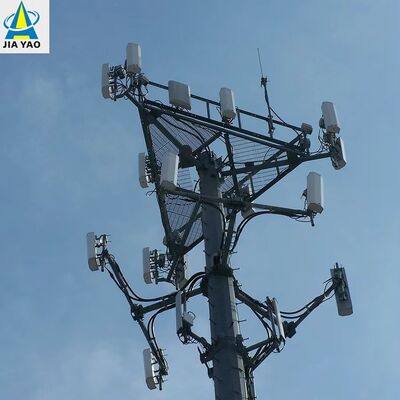 срок службы башни связи монополя высоты 11 23 36М изготовленный на заказ длинный для покрытия сигнала удаленной области