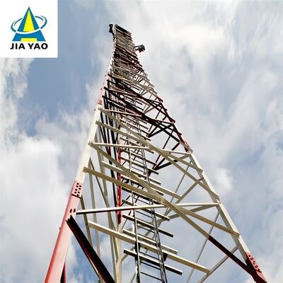 35M Pre Galvanized 3 Legged Angle Steel Tower Low Cost For Township Network