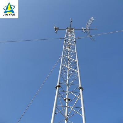 26M Lightweight Guyed Antenna Tower Quick Deploy For Emergency Response