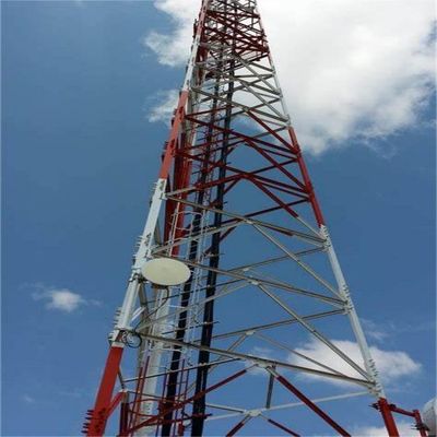 30м Оцинкованная сталь одномачта Коммуникация Антенна Моно столбы Мобильные телефоны Радиостанции Монопольная башня