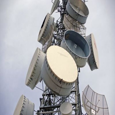 72м 4 Leg Steel Lattice Angular Mobile Telecom Tower ASTM A36 A572 Gr50 Стены из стальной решетки угловая вышка мобильных телекоммуникаций