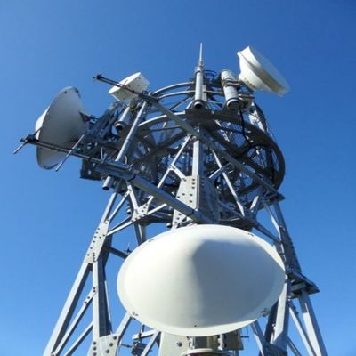 72м 4 Leg Steel Lattice Angular Mobile Telecom Tower ASTM A36 A572 Gr50 Стены из стальной решетки угловая вышка мобильных телекоммуникаций