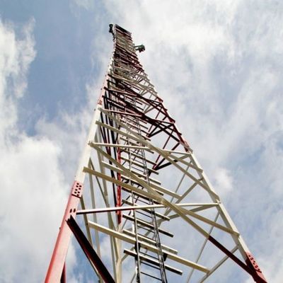 Мобильная сеть Wifi 4G 5G GSM Радиосигнал 4 Leg Angle Steel Телекоммуникационная башня