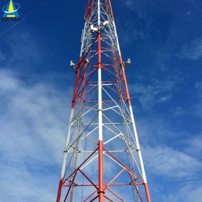 15M 20M 30M 45M 50M 3/4 Legged Tubular Communications Антенна мачты угловая стальная башня