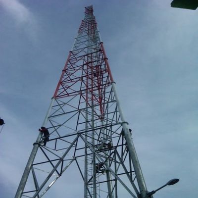 10 - 60M Оцинкованная трубчатая стальная башня Wifi Signal Bts Телевизоры 3 ноги Трубчатая стальная башня
