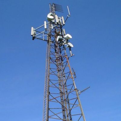 Трубчатая телекоммуникационная сталь 3 ноги башня мобильная сеть 4G 5G сигнал радио антенна треугольная телекоммуникационная башня и аксессуары