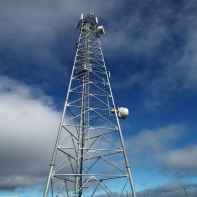 Трубчатая телекоммуникационная сталь 3 ноги башня мобильная сеть 4G 5G сигнал радио антенна треугольная телекоммуникационная башня и аксессуары