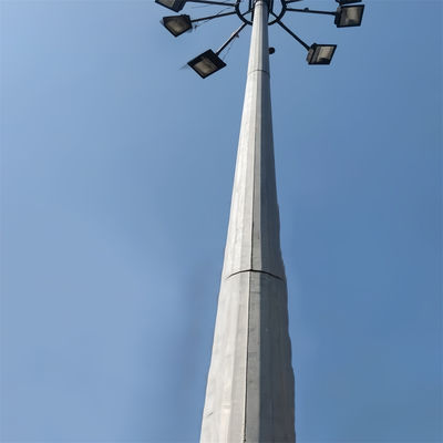 ISO 1461 15 20 30 40 50 M Метры 4G 5G Stand Cell Signal Pole Лестница для подъема Самоподдерживающаяся антенна