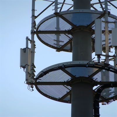 Свободно стоящая Монопольная башня100 Телекоммуникационная башня Антенна Виды связи Трубчатая