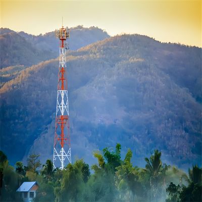 50 60 70 80 метр 3G 4G 5G Мастовая антенна укрытие 4-ноги решетка самоподдерживающаяся пилон стальной структуры телекоммуникационная башня