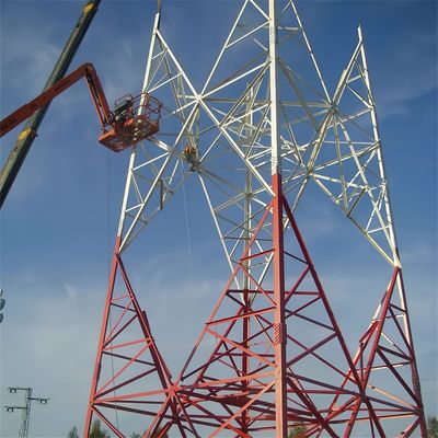 50 60 70 80 метр 3G 4G 5G Мастовая антенна укрытие 4-ноги решетка самоподдерживающаяся пилон стальной структуры телекоммуникационная башня