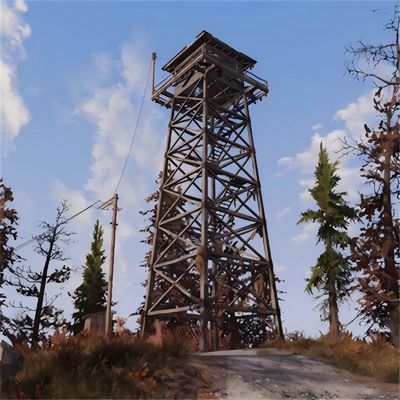 Специализированная 4 Leg Fire Guard Tower Security Angle Steel Fire Protection Watching Tower Мониторинговая система