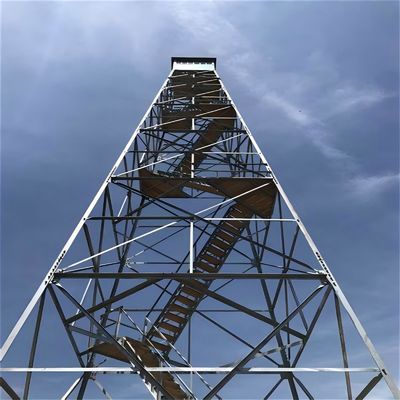 Металлическая охранная башня на тюремной сторожевой стороже пожарная наблюдательная башня