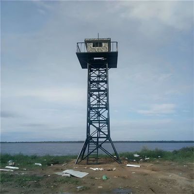Наблюдательная башня Решетка угловая стальная платформа Горный лес Прогноз пожарная башня