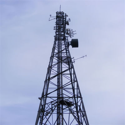 5-200M Оцинкованный угловой стальной стальной решетчатой башни Производители решетчатой телекоммуникационной башни