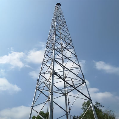 4G беспроводное наружное телевидение сотовый телефон связи спутниковые микроволновые радио антенны решетчатая башня 4 ноги угловая башня