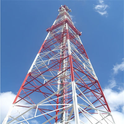 Телекоммуникации Wifi 4 Leg Tower Самоподдерживающаяся коммуникационная башня 36 -105 M