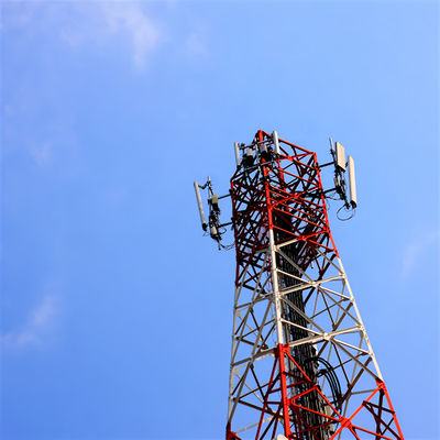 Телекоммуникации Wifi 4 Leg Tower Самоподдерживающаяся коммуникационная башня 36 -105 M
