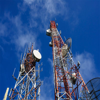 Сеть 5G Wifi Антенна Базовая станция Самостоятельная Антенна Башня 4 ноги Клеточная наружная телевизорная башня