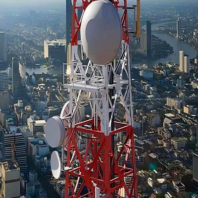 20 40 60 80 100 м Телекоммуникационное укрытие Дизайн угол решетчатая стальная радиоантенна 4g беспроводное оборудование коммуникационная башня