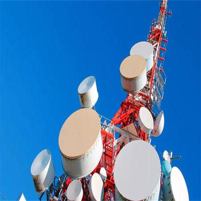 Рабочие платформы Базовая станция солнечной энергетики Телефонная антенна Телекоммуникационные башни 4 ноги Угловая стальная башня