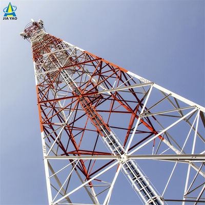 Производитель 4-ноги Стальной пилон 5 км Wifi передатчик и приемник Угловая решетка Микроволновая беспроводная поддержка радио башня