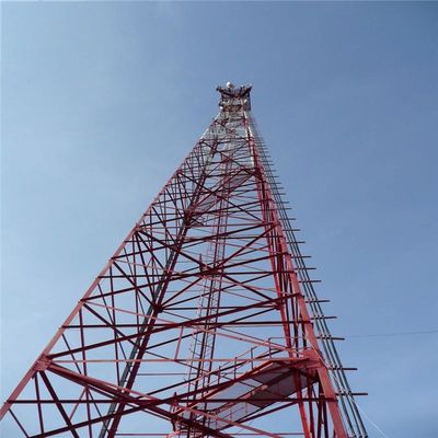 Стальная решетчатая башня телекоммуникации спутниковый телефон сотовый телефон сотовый сайт 4 ноги сотовая башня