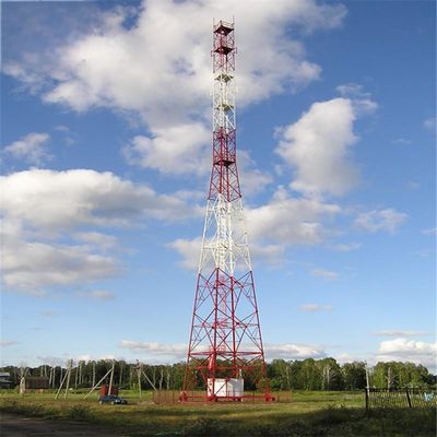 50м Стальная солнечная энергия Телевизор Спутниковая микроволновая решетчатая башня Мачта 50 км Интернет-сигнал Радио телекоммуникационная башня