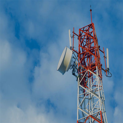Беспроводная антенна 5G башня 4 ноги угол стальной железной самоподдерживающейся решетки башня