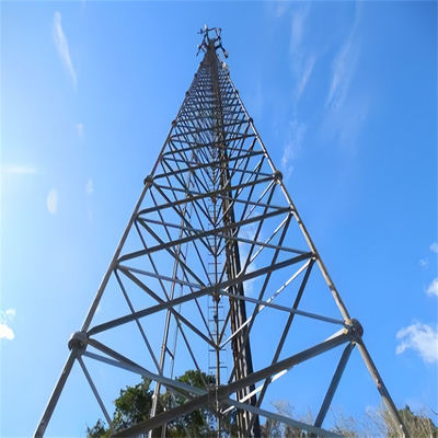 30м трубки Wifi 3 ноги трубчатая стальная башня решетка бесшовный мачта микроволновая связь антенна башня