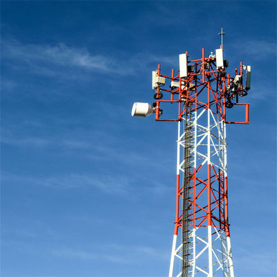 15M 20M 30M 45M 50M 3/4 Legged Tubular Communications Антенна мачты угловая стальная башня