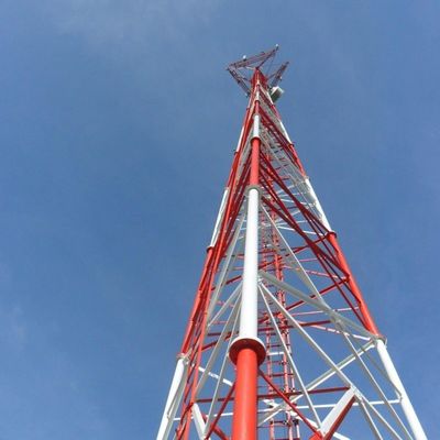 20м 25м - 60м 65м 3 ноги башня трубчатая телекоммуникационная трубчатая стальная башня