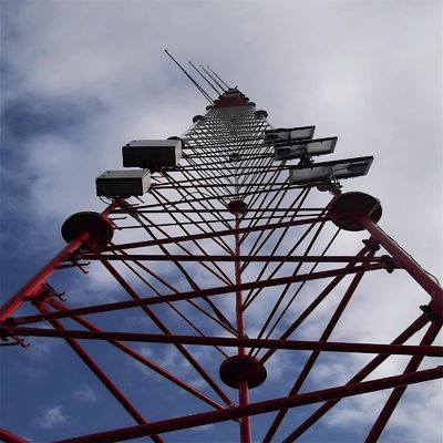 Производитель Цена 2g 3g 4g 5g Беспроводная телекоммуникация GSM Сигнальная антенна 3/4 ноги Трубчатая стальная башня