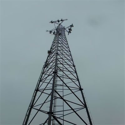 Телекоммуникационная антенна GSM Wifi сеть самоподдерживающаяся сотовая башня 3 ноги трубчатая сотовая микроволновая коммуникационная башня