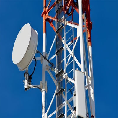 Телекоммуникационная антенна GSM Wifi сеть самоподдерживающаяся сотовая башня 3 ноги трубчатая сотовая микроволновая коммуникационная башня