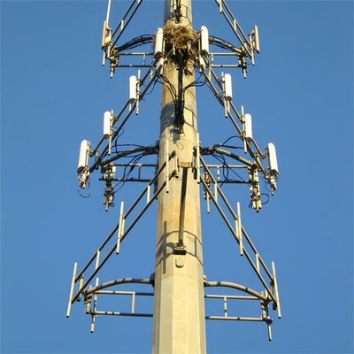 Самоподдерживающаяся цена Wifi Мобильный телефон большой дальности Рабочая платформа Микроволновая антенна Стальная монопольная башня
