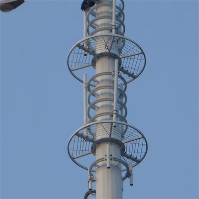 Самоподдерживающаяся цена Wifi Мобильный телефон большой дальности Рабочая платформа Микроволновая антенна Стальная монопольная башня
