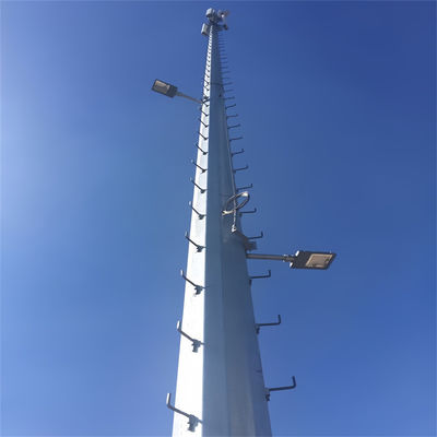 OEM оцинкованный самоподдерживающийся монопол Антенна башня мачта Для GSM 5G коммуникации трубы башня столб
