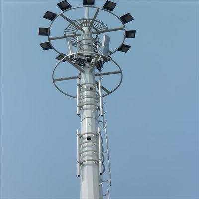 Коммуникации Радиовещание Телекоммуникации Монополь Антенна Башня ASTM A123/ ISO 1461