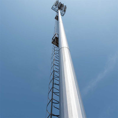 Высокое качество 20м 30м 45м 50м Сообщение Антенна Полюс 5G сотовый сигнал Базовая станция Монополь Стальная телекоммуникационная башня