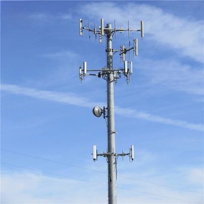 Телекоммуникации Wifi портативная базовая станция GSM башня монопол 30 метров микроволновая передача