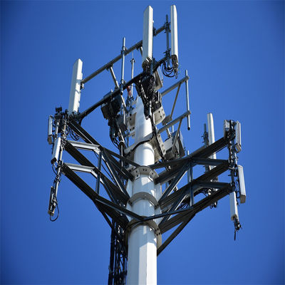 Телекоммуникации Wifi портативная базовая станция GSM башня монопол 30 метров микроволновая передача
