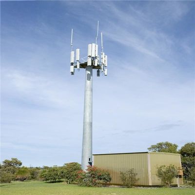 30м 35м 40м Оцинкованные 4g / 5g сотовые сайты Монопольный сотовый телефон Башня сигнала микроволновая