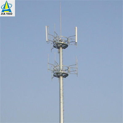 Горячая оцинкованная многофункциональная монопольная башня 5g Интернет мобильный телефон сигнал связи Стальная башня