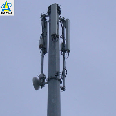 Горячая оцинкованная многофункциональная монопольная башня 5g Интернет мобильный телефон сигнал связи Стальная башня