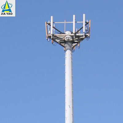 Горячая оцинкованная многофункциональная монопольная башня 5g Интернет мобильный телефон сигнал связи Стальная башня
